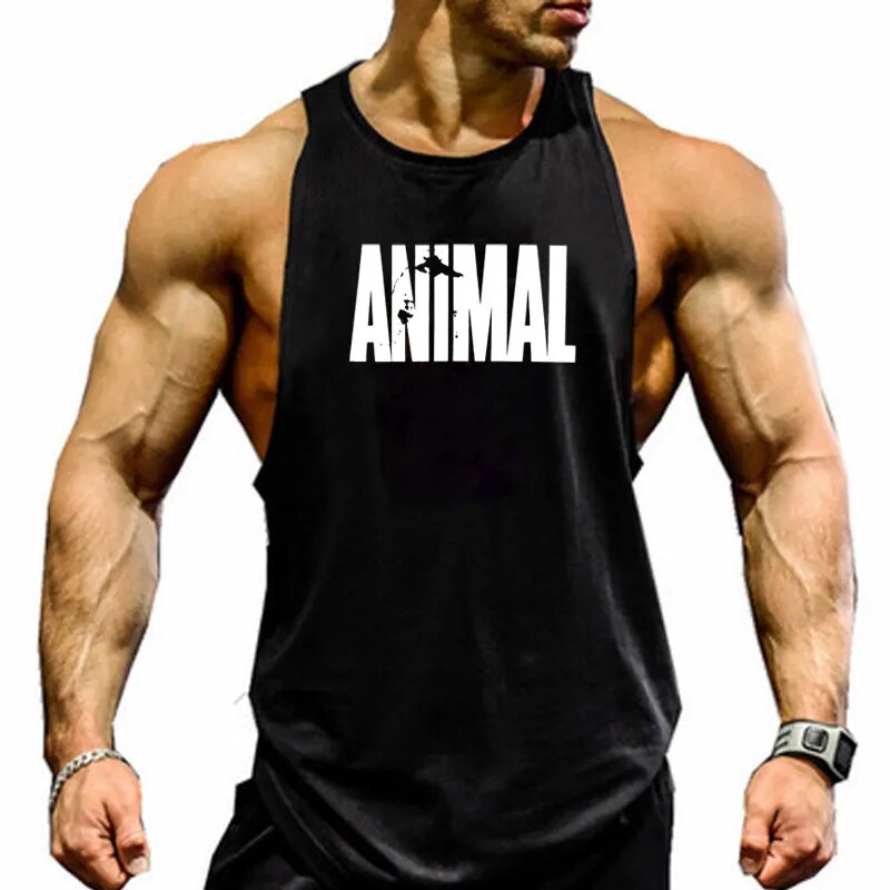 Sleeveless shirt animal Bodybuilding Workout