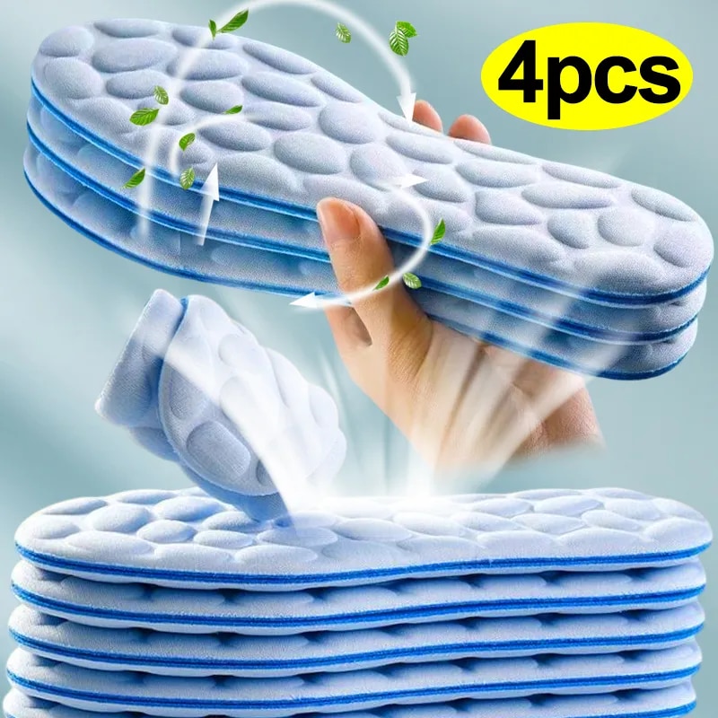 2/4pcs Soft Massage Running Shoes Sole Breathable Cushion Pads - Image 7